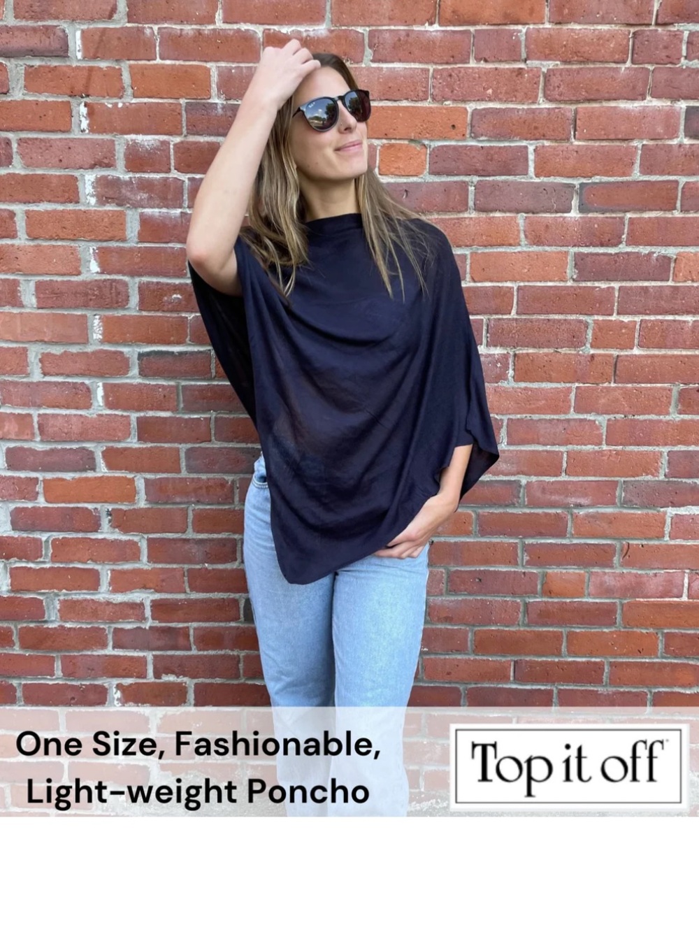 LEXI YORK Bamboo Top it Off Poncho💙